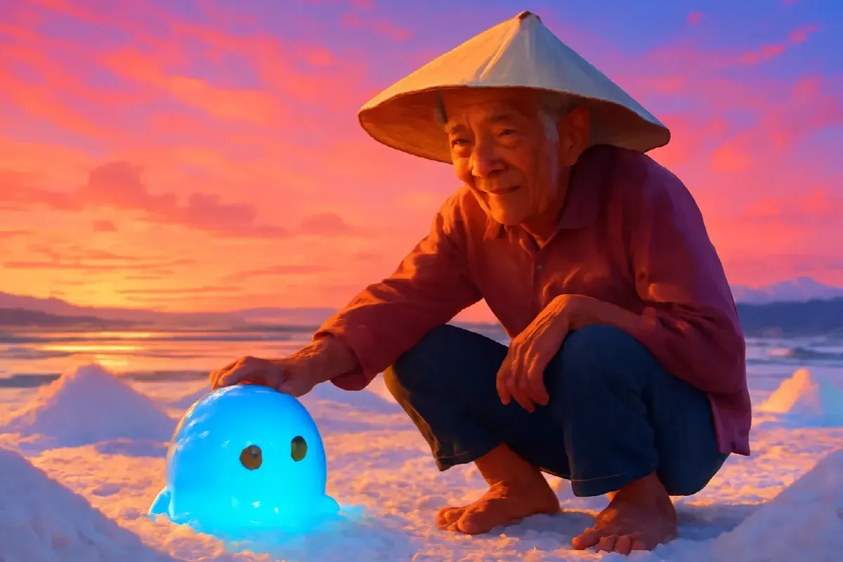 Ba tiếng gõ trên bờ ruộng muối Hòn Sương