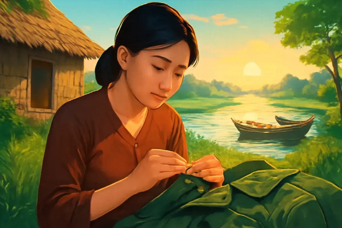 Cái cúc đồng trong ruột gối cô dâu