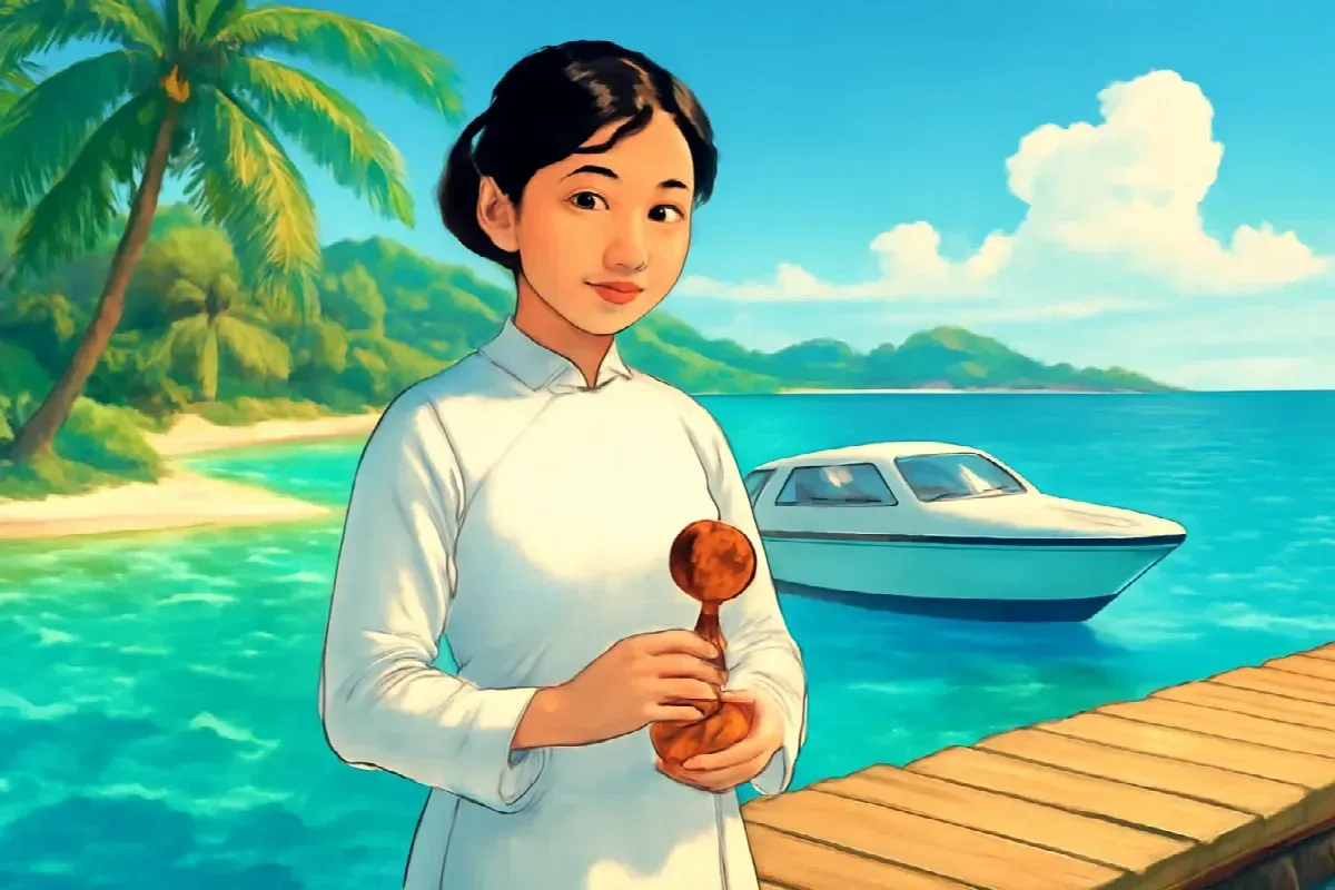 Cái kèn gỗ của bà mụ Cù Lao Chàm