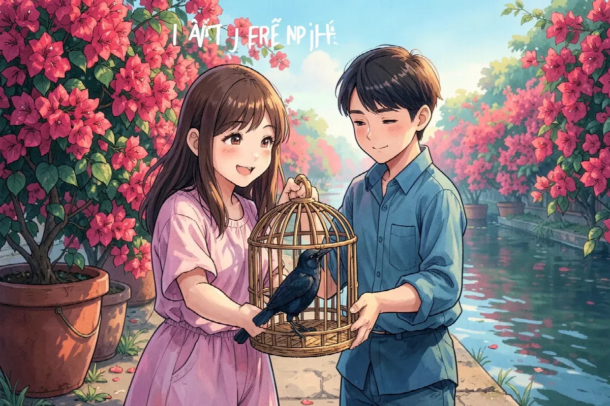 Con nhồng Út Hét và đồng hồ tháp chợ