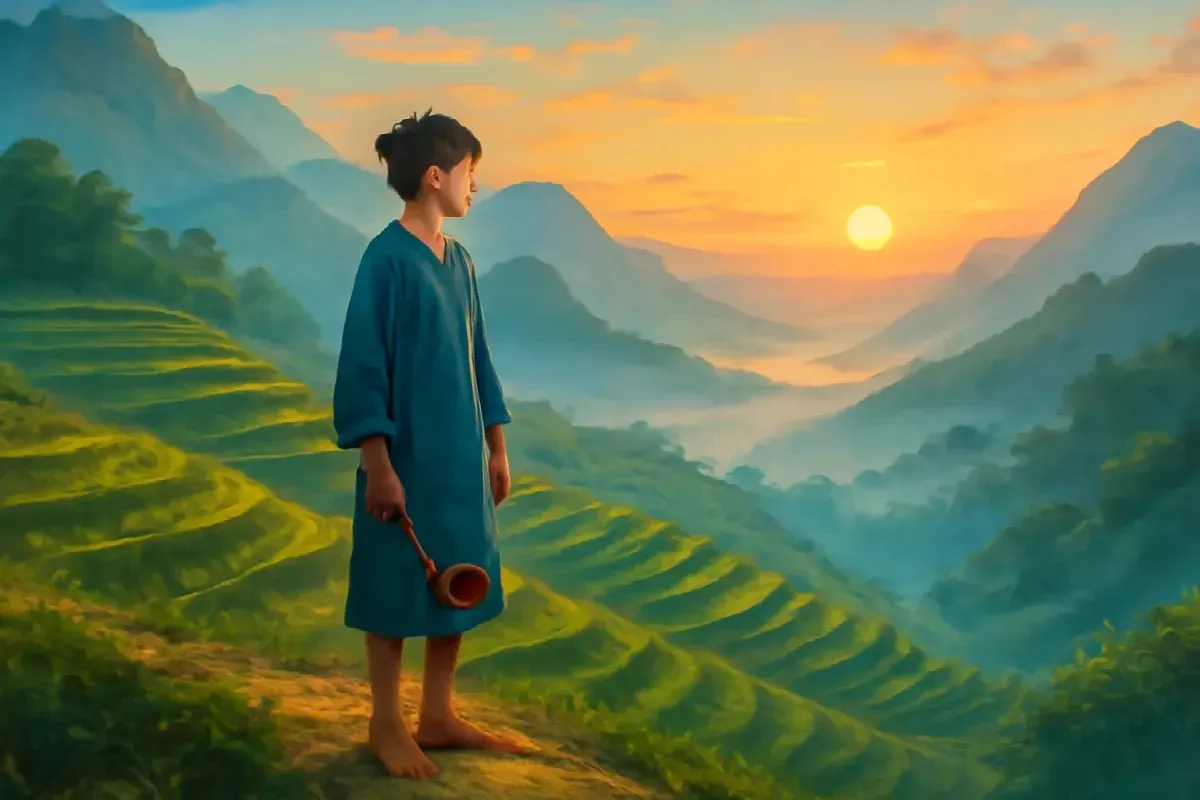 Muối phơi chậm ở Lam Hải Tông