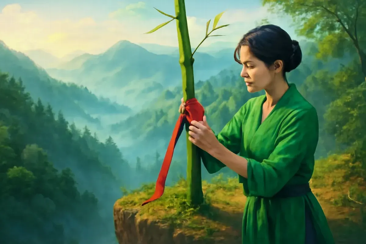 Năm tre Rừng Kiếm trổ bông