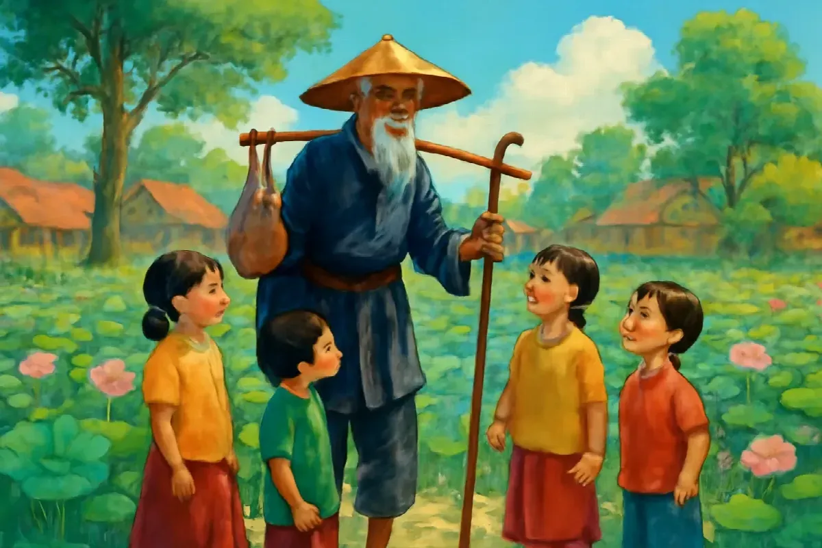 Ngáo ộp trên mái rạ làng Đồng Xuyến