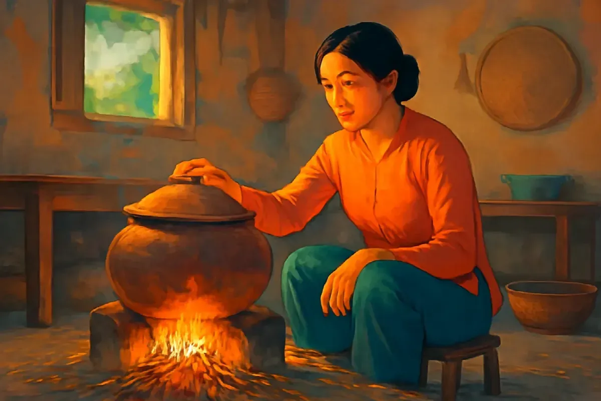 Nồi cá kho bốn mươi chín ngày Trúc Cơ của mẹ tôi
