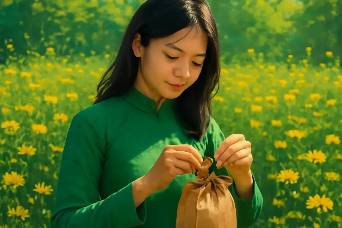 Nút con bướm ở hiệu thuốc phố Hòe