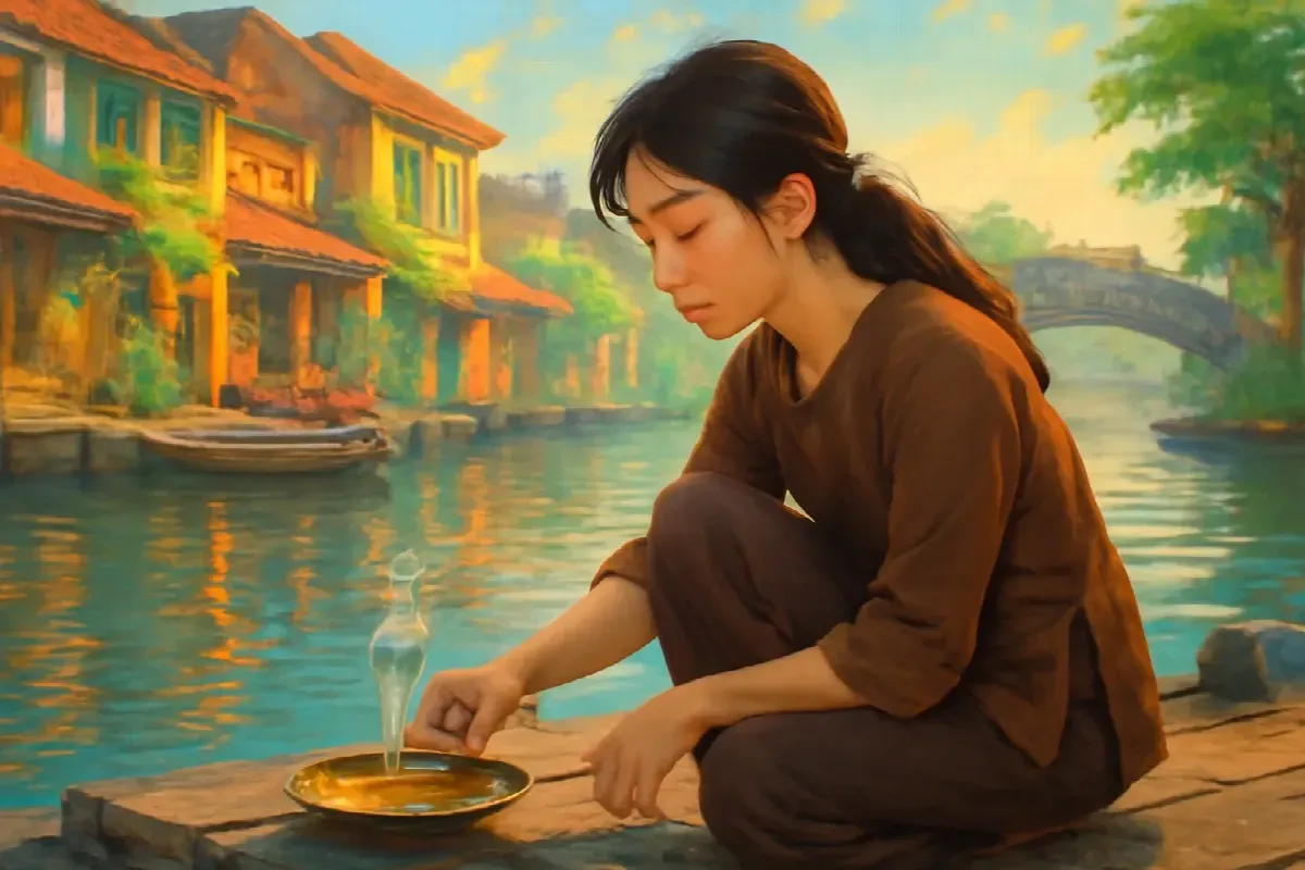Tàn hương cong móc câu