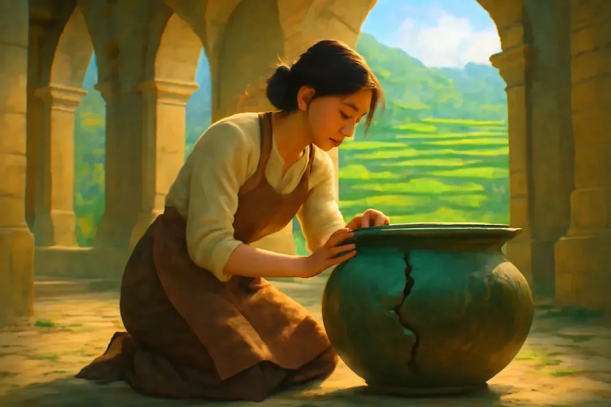 Vòng cháy đen ở nén hương thứ ba